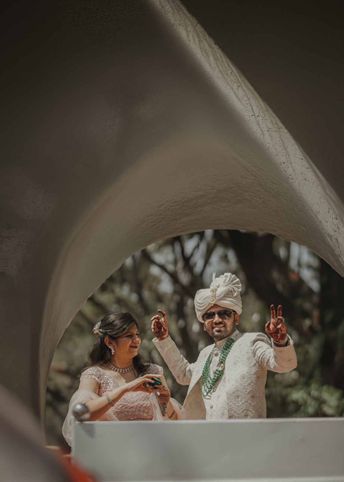 Wedding film portrait photographed by Leading Lines Photography