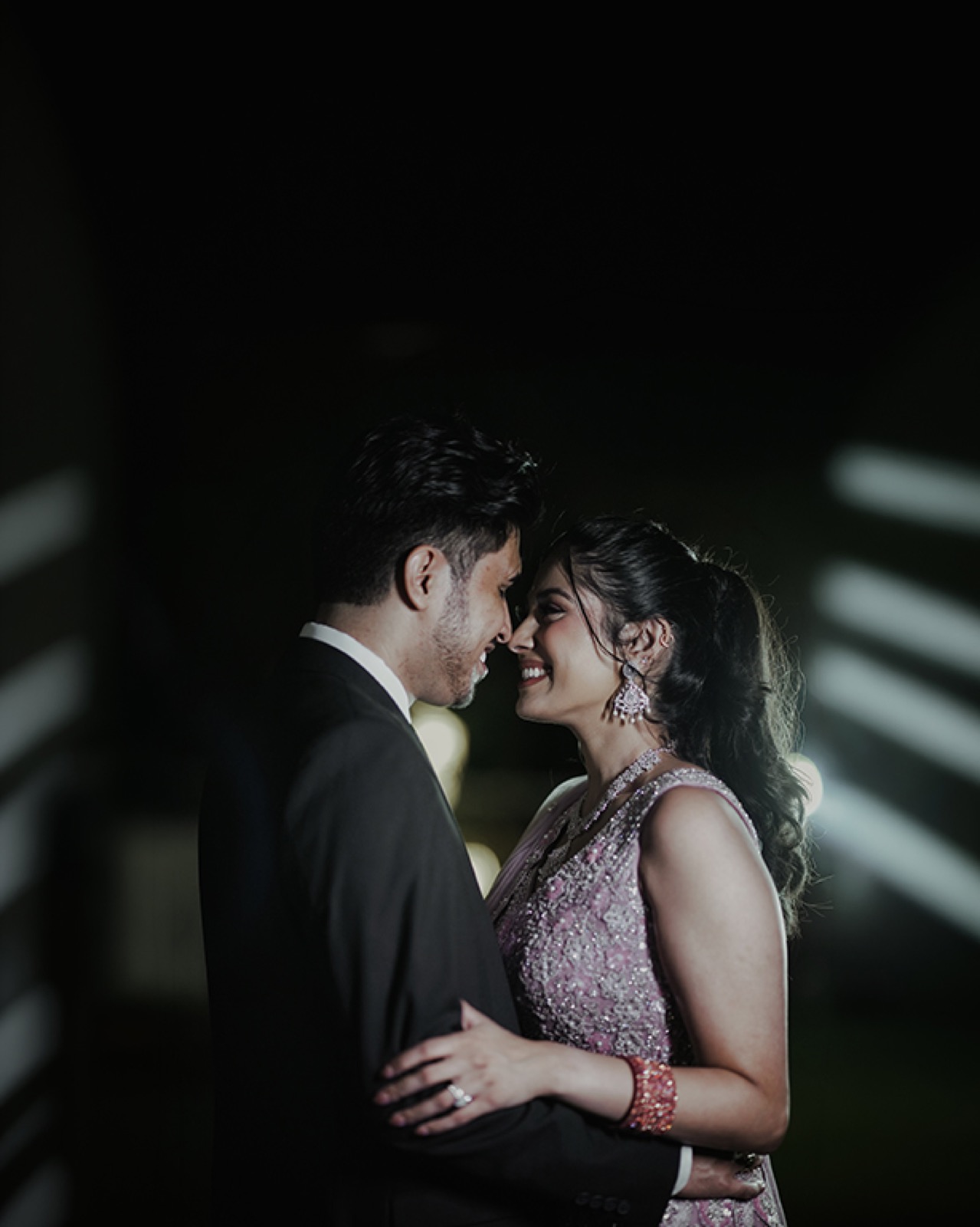 Wedding reception moment photographed by Leading Lines Photography